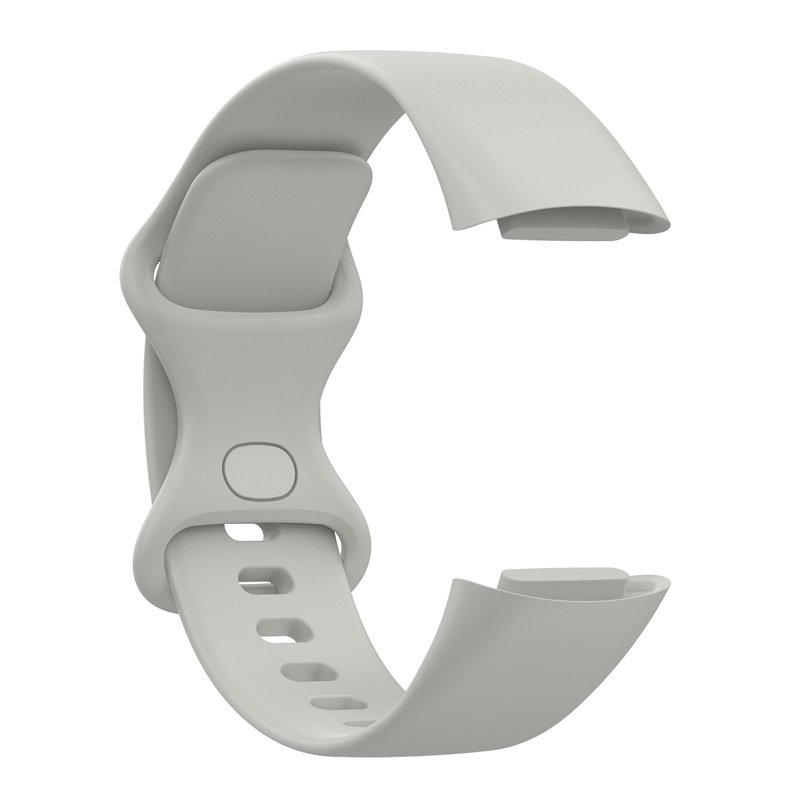 Silicone Strap Sport Rubber Wirsband Watchband Smartwatch Smart Watch Band For Fitbit Charge 5 6