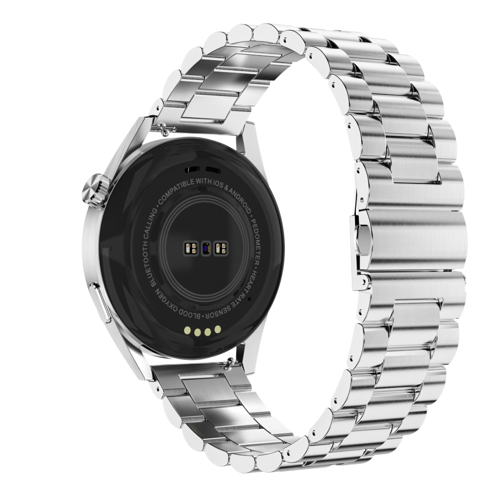 SMA Smart Care R12 Relogio Inteligente Health Smart Watch For Business Man Stainless Steel Smart Watch