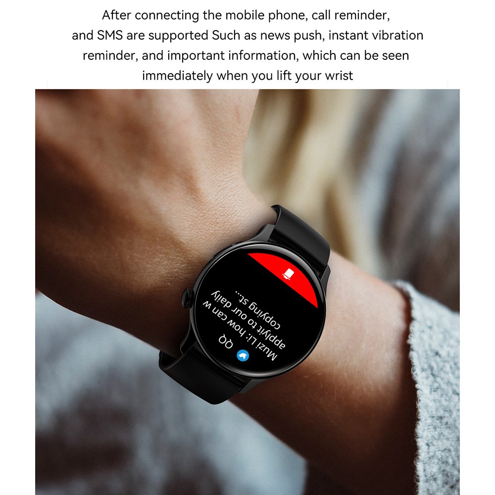 1.43" HK85 Smart Watches For Women Men Custom Wallpapers NFC BT Call Heart Rate Blood Pressure Sleep Monitor Smartwatch