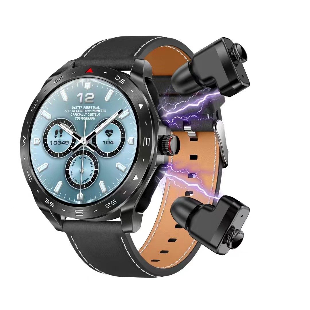 Phone In-ear Headphone Tws Smart Watch 400mah Smartwatch Earbuds Headset 2 in 1 Smart Bracelet Reloj Touch Screen Smart Watch