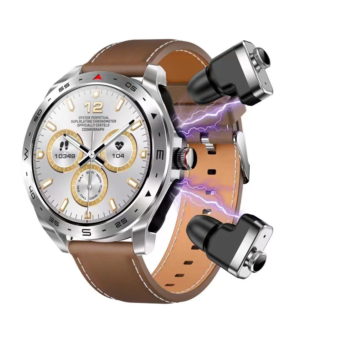 Phone In-ear Headphone Tws Smart Watch 400mah Smartwatch Earbuds Headset 2 in 1 Smart Bracelet Reloj Touch Screen Smart Watch
