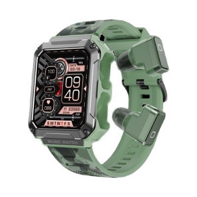 T93 2-in-1 smartwatch 2023 Sports Business with BT earbuds headset IP67 waterproof smart watches with earphone