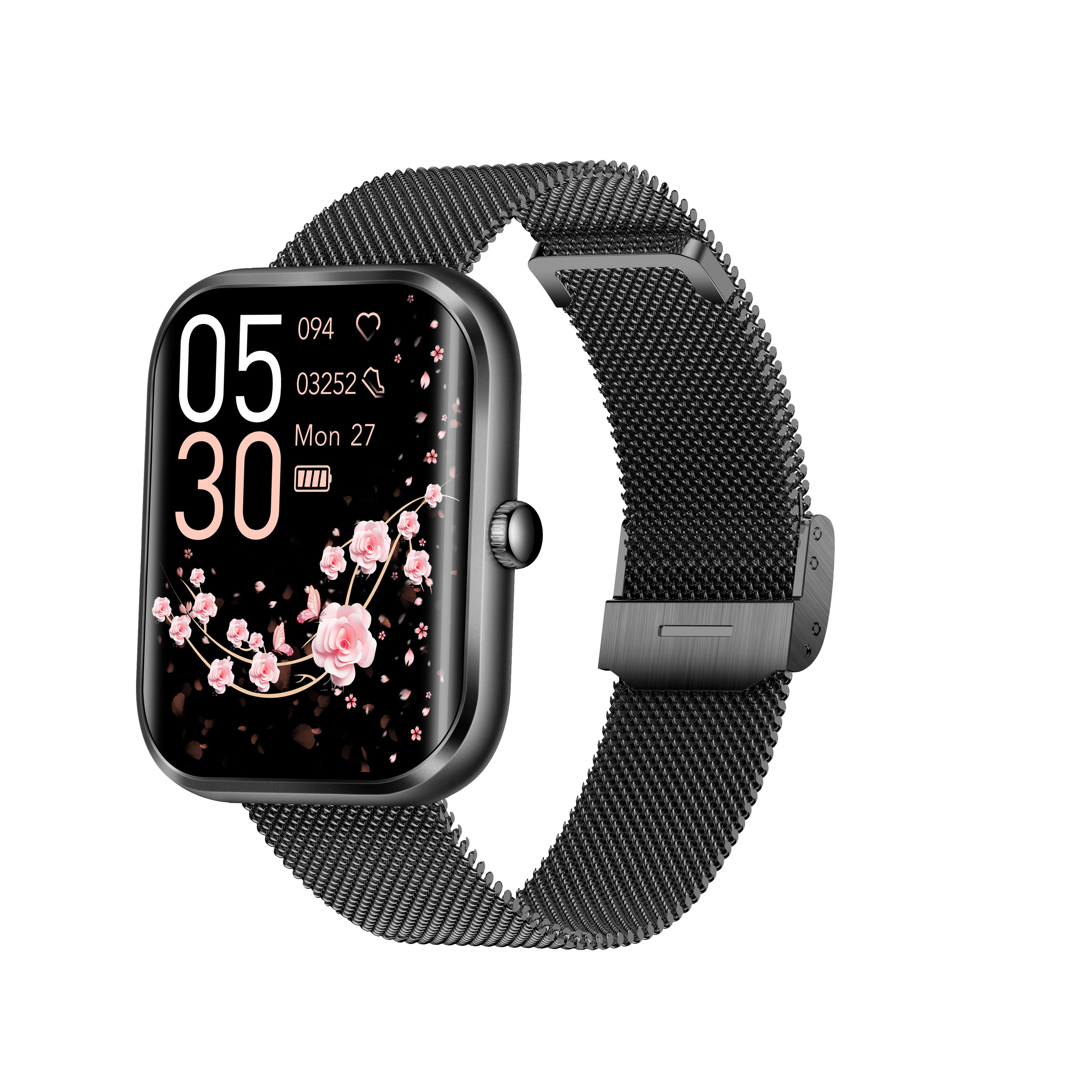 AK58 Smart Watch Women Heart Rate BT Call 1.96inch Curved Screen IP67 Waterproof Sports Fitness Smartwatch for Men Wristwatch