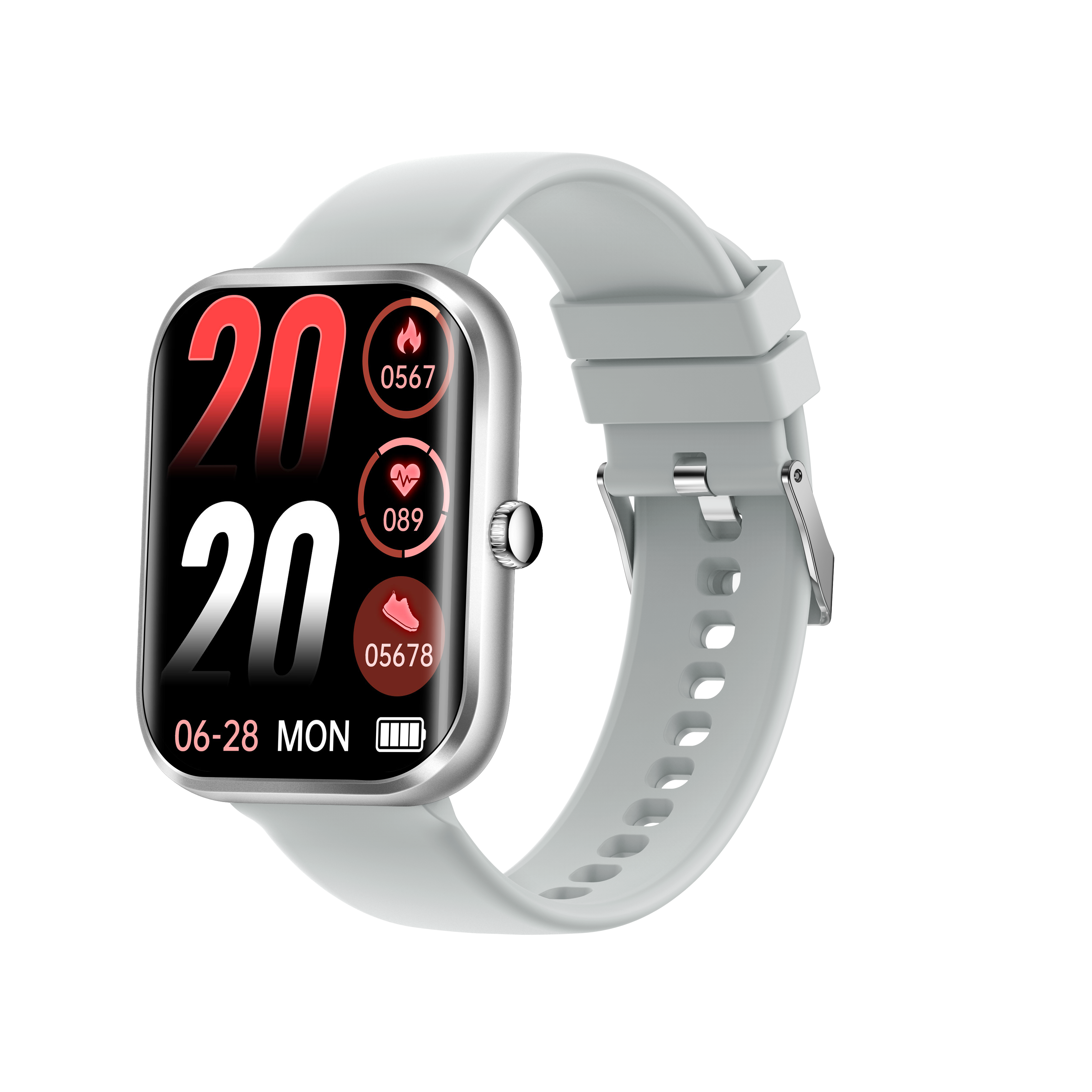 AK58 Smart Watch Women Heart Rate BT Call 1.96inch Curved Screen IP67 Waterproof Sports Fitness Smartwatch for Men Wristwatch