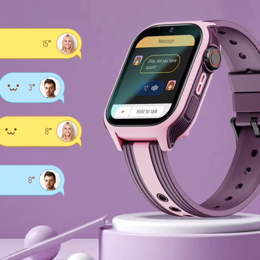Maxtop Voice Chat High-Quality Speaker Ringtones Handfree Audio Kids Gps Tracker Watch