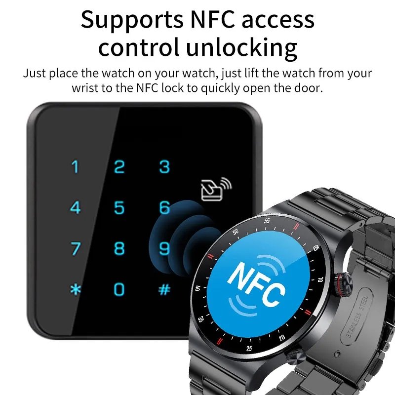 LIGE ECG+PPG BT Call Smart Watch Men Sports Bracelet NFC Waterproof Custom Watch Face Men Smart Watch For IOS Android BW0382