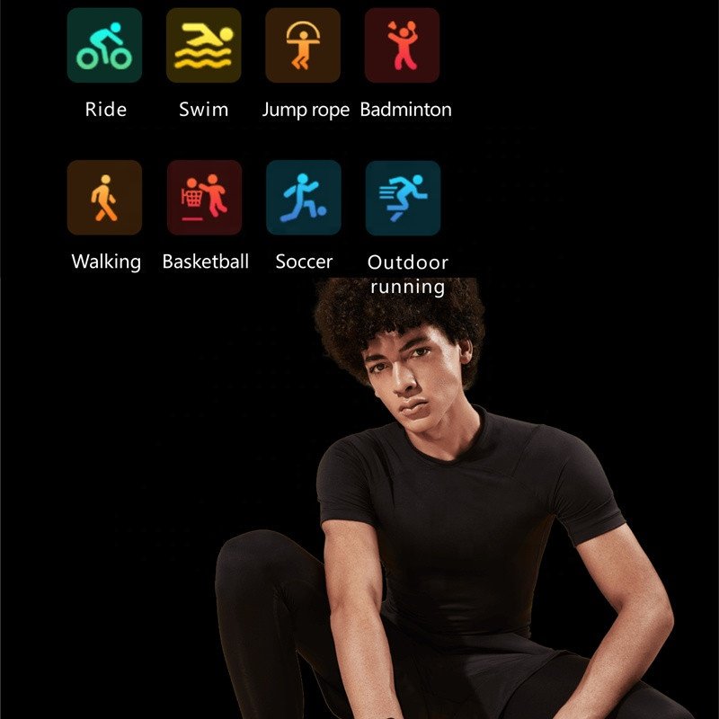 2023 New Square Screen Sports Smart Watch Q25 With Heart Rate Monitoring IP67 BT Call Smart Watch