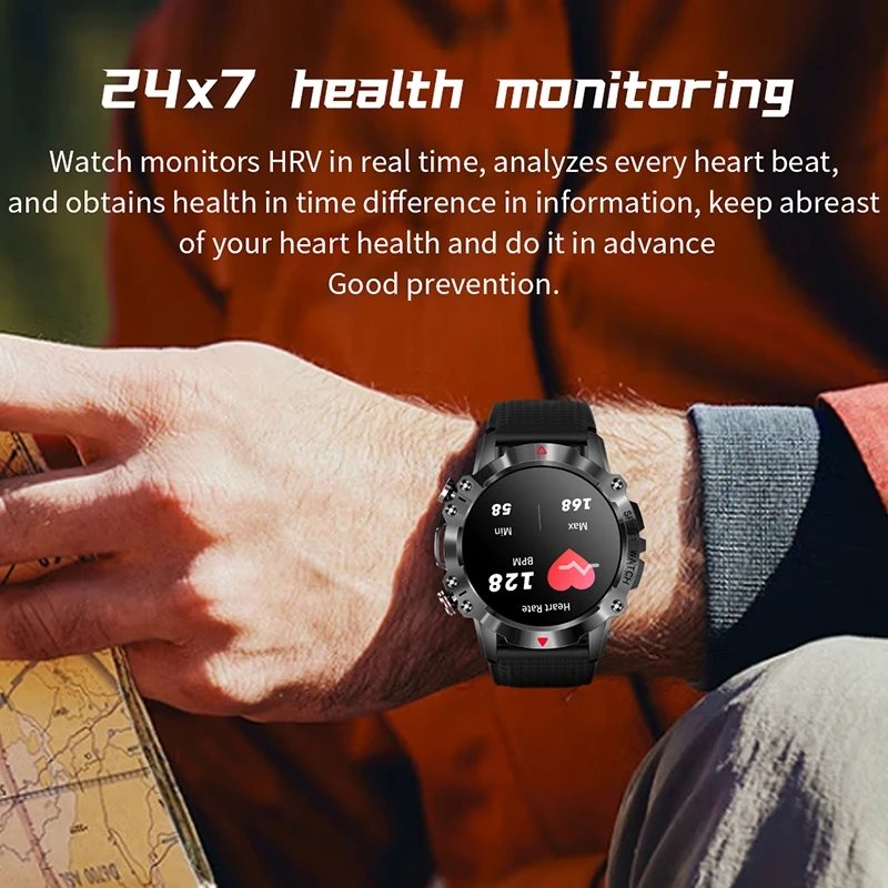 2023 New Smart Watch Men 1.39 Inch Full Touch Bracelet Fiess Tracker Sports Watches BT Call Smart Clock Men Smartwatch