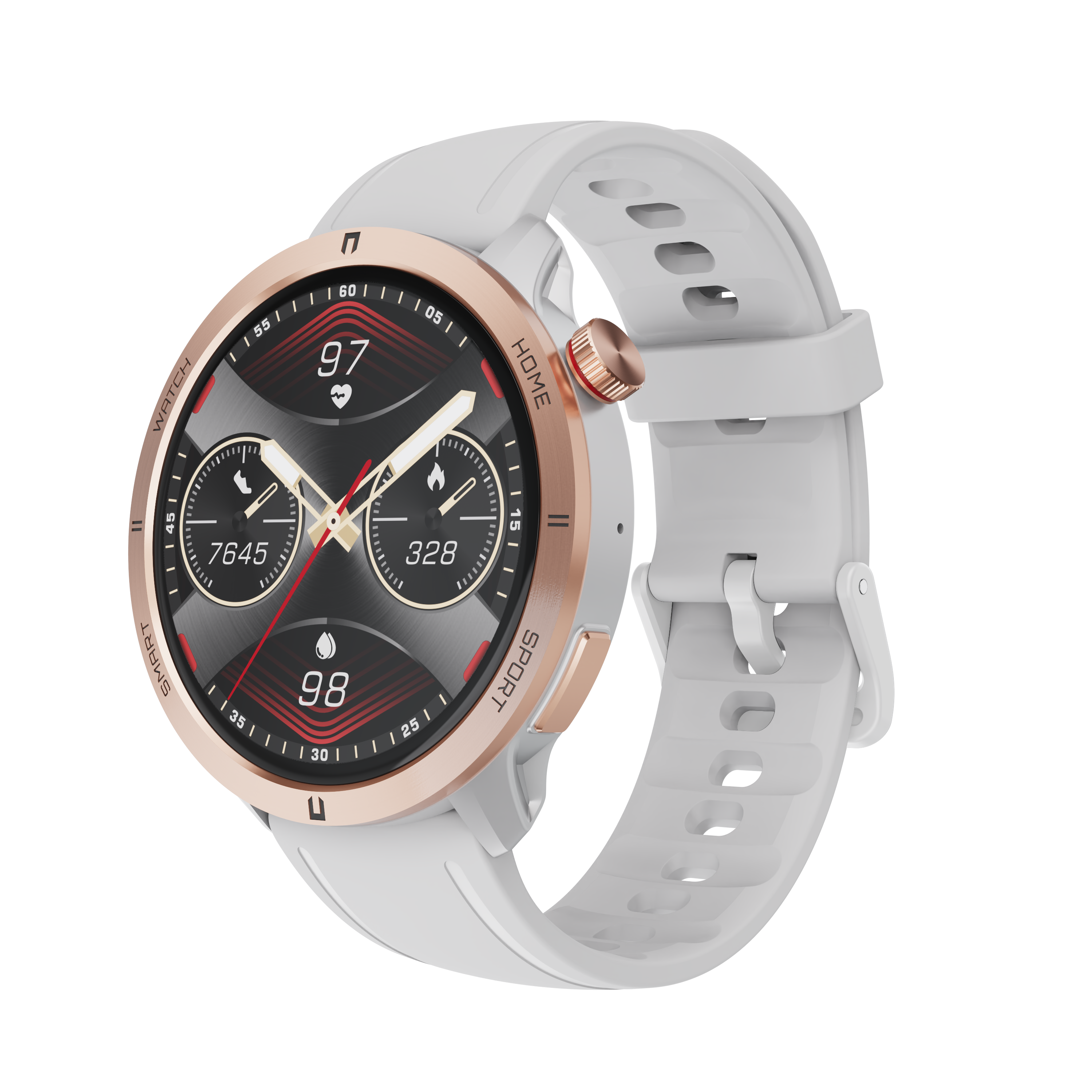 Smarinte MW08 Smart Watch Men Woman HD Fitness Monitor Watches Sport Wrist Watches for Men Android Ios