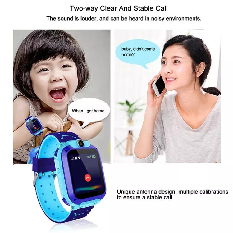 Q12 Waterproof Kids Smart Watch SOS Antil-lost Smartwatch Baby 2G SIM Card Clock Call Location Tracker watch