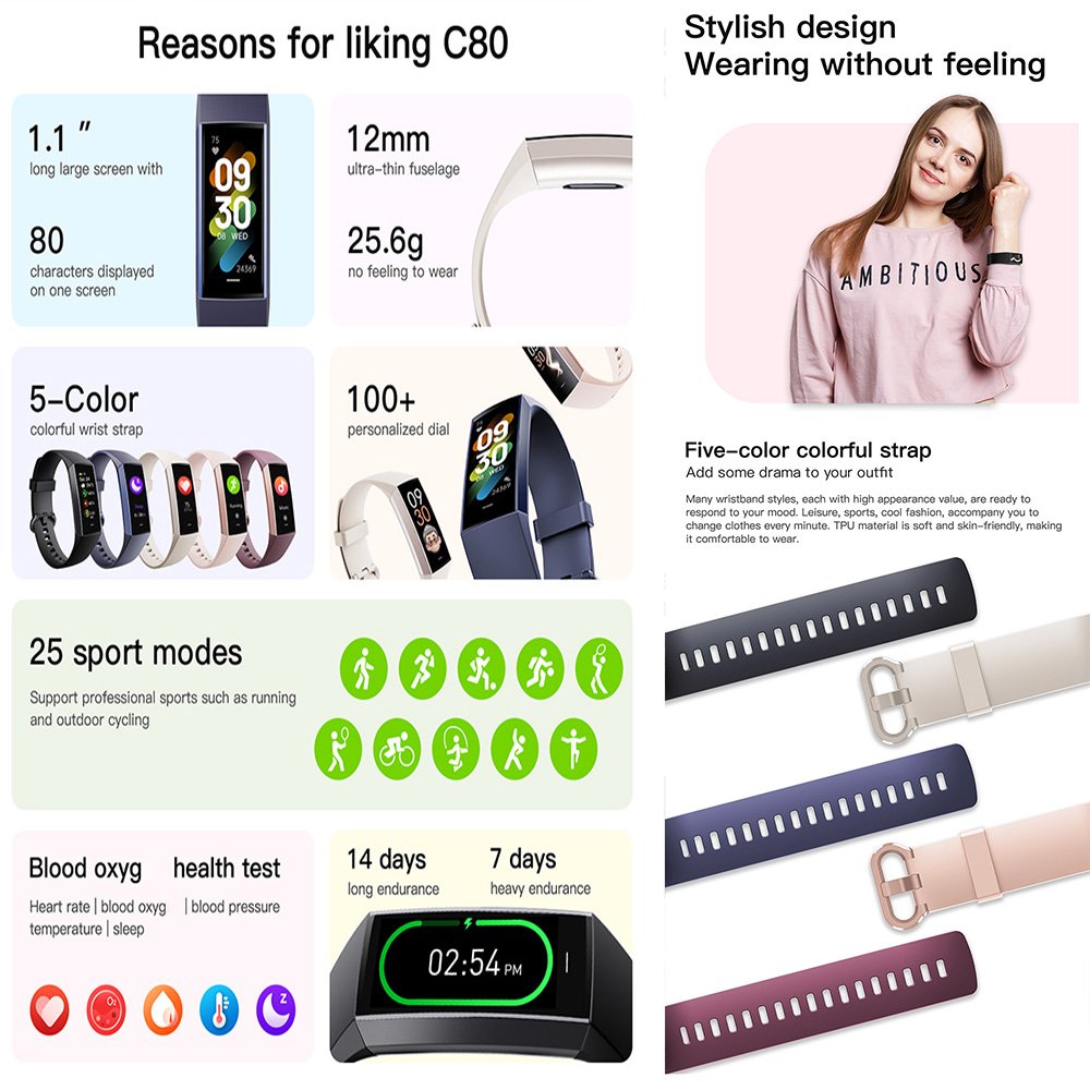 Reloj inteligente smart fitness tracker smartwatch bracelet wear fit pro fitpro app smart watch fitpro