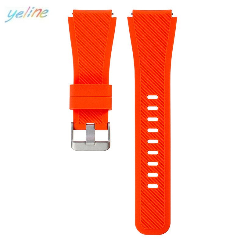 12 colors soft silicone watch band for samsung galaxy gear S3 smart watch