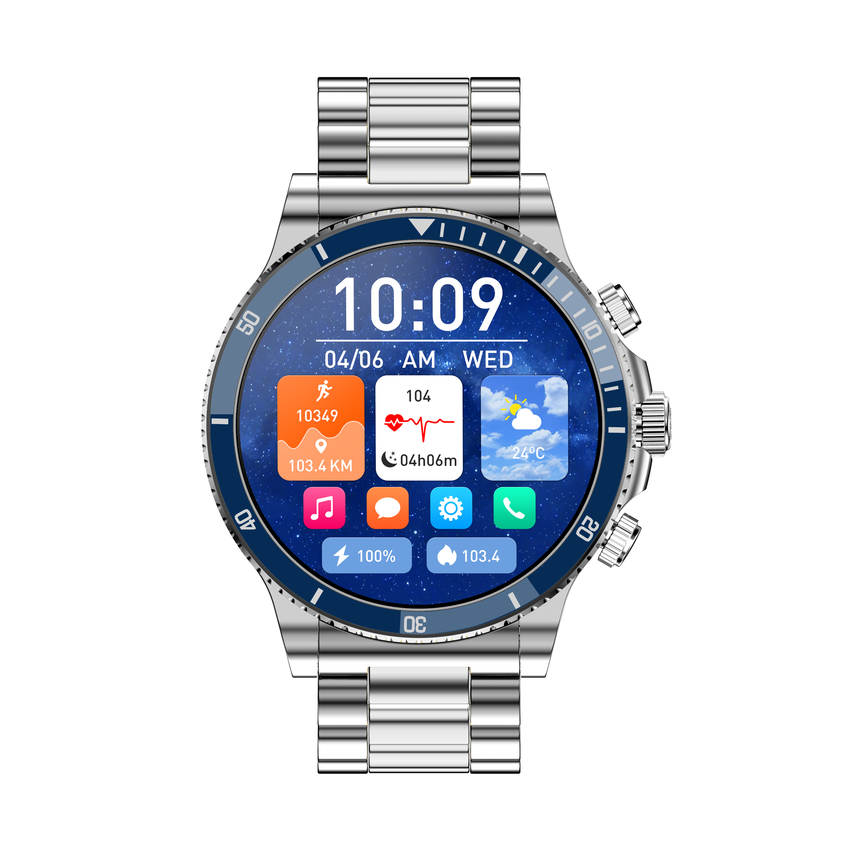 Fashion smartwatch L67 Pro 1.53" Gold watch for man waterproof reloj intelligent emontre connecte L67pro smart watch