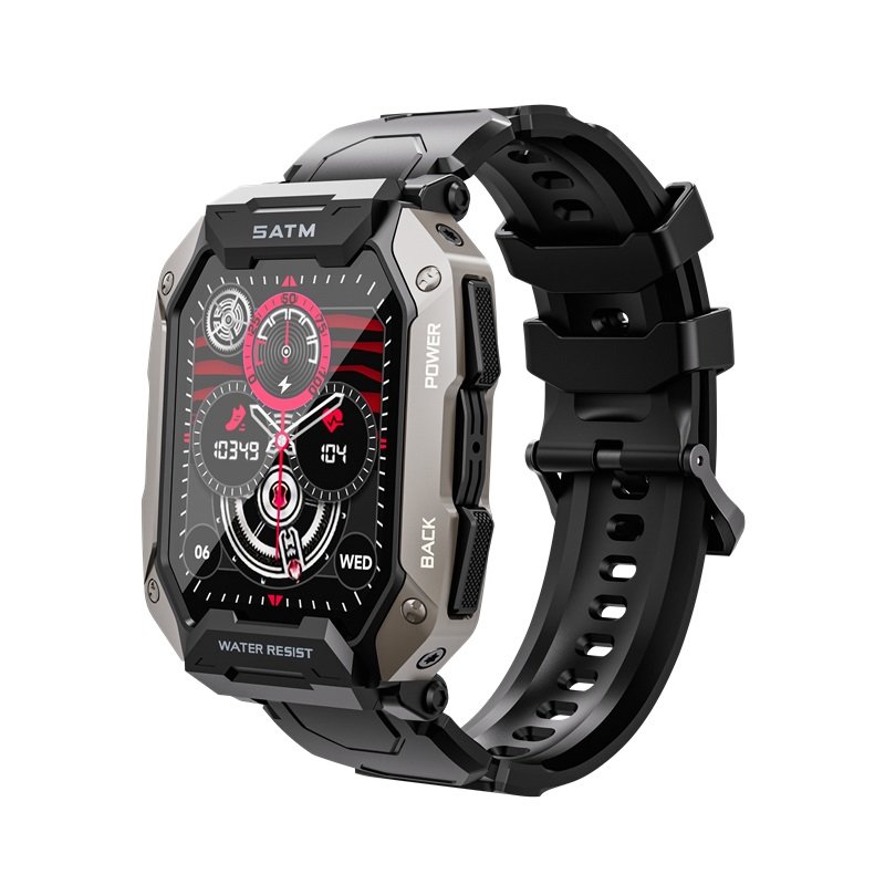 Rough c20plus smartwatch 1.81inch bt dial calling outdoor sport 5ATM men waterproof militarying c20+ c20 plus rugged smart watch