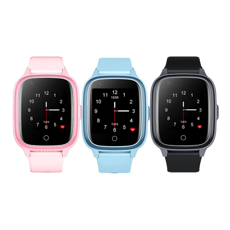 4G Children kids anti lost smart watch gps LBS location tracker sos call wristwatch with camera games