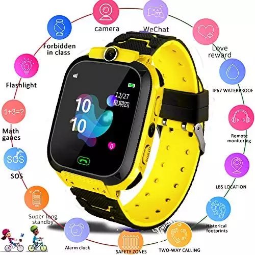 Q12 Waterproof Kids Smart Watch SOS Antil-lost Smartwatch Baby 2G SIM Card Clock Call Location Tracker watch