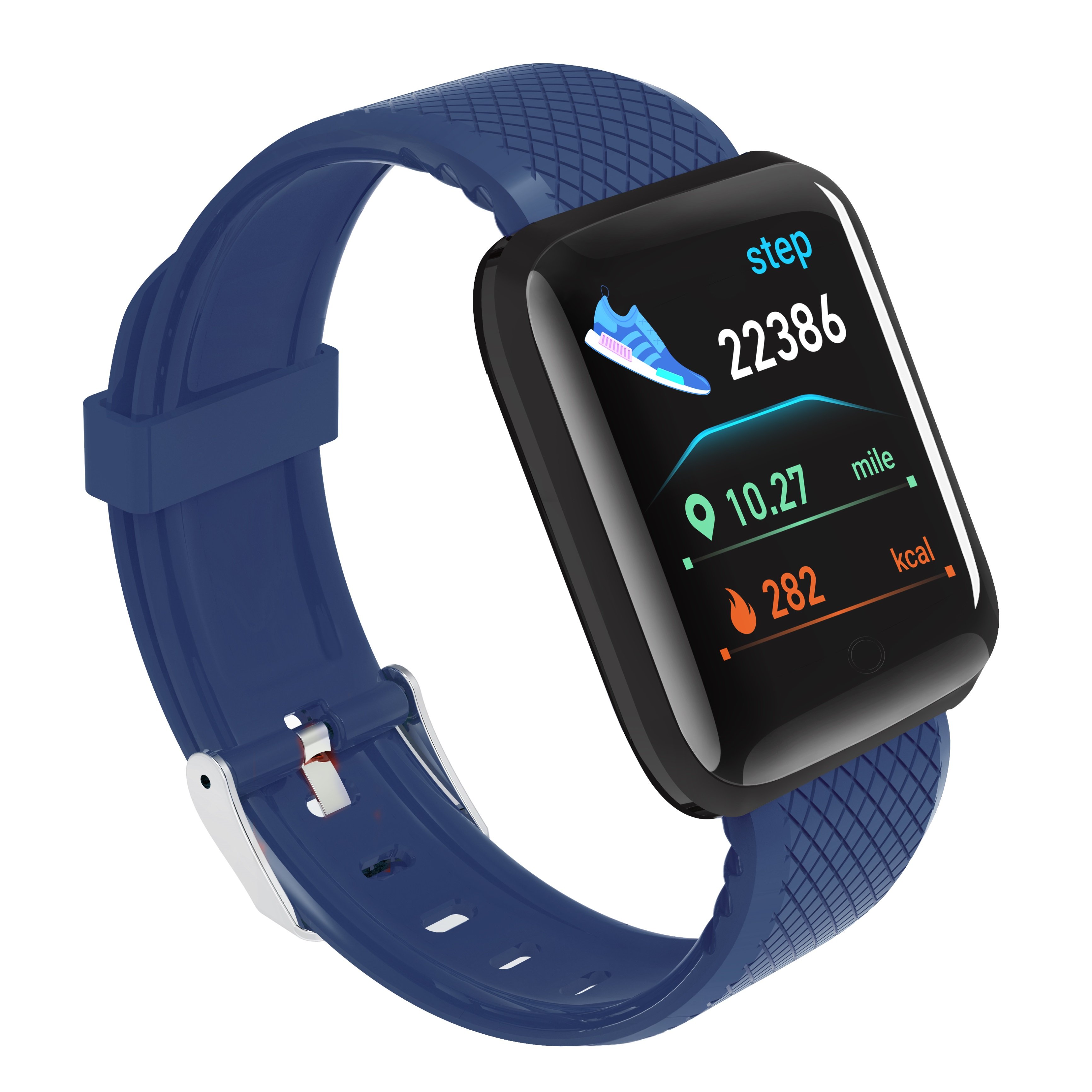 Best Selling 116 Plus Smart Watch Color Screen Fitness Tracker Smart Bracelet Heart Rate Blood Pressure Monitor D13 Smart Watch