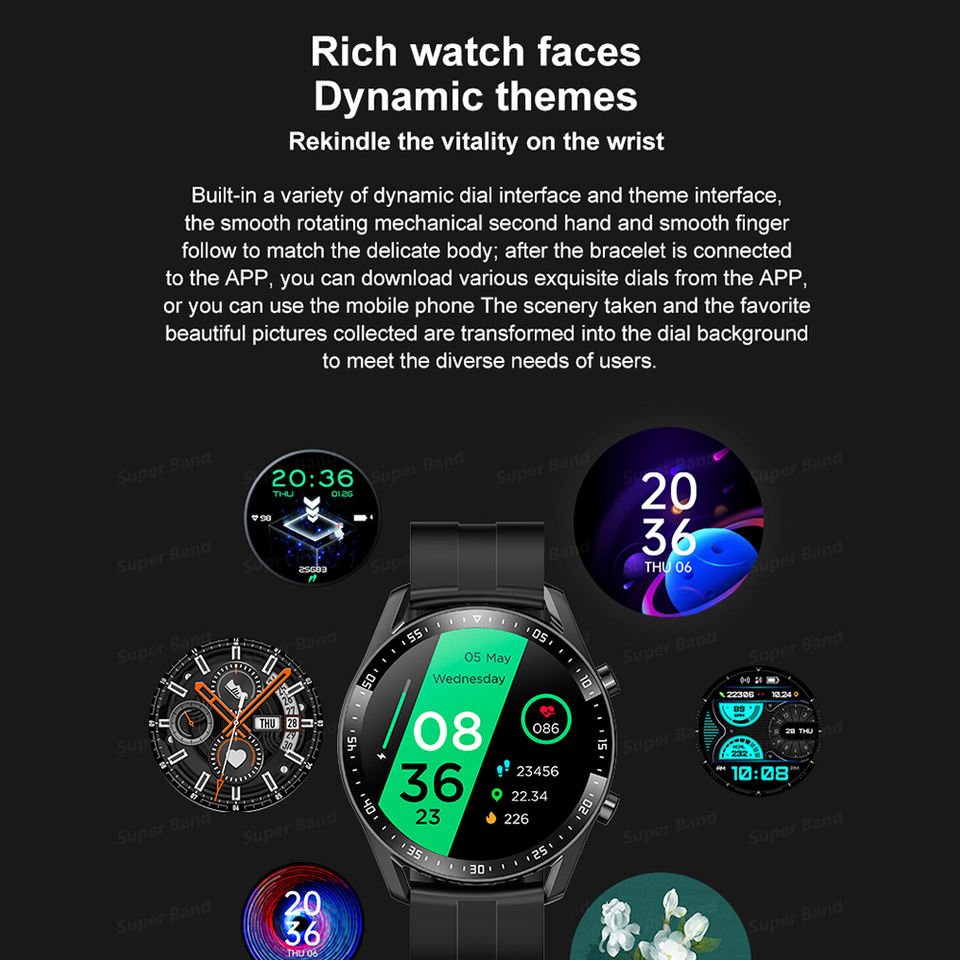 2023 Smart Watch C300 1.28Full Touch Screen sport smart band Z27 Fitness Tracker Heart Rate Monitor C300 Smartwatch