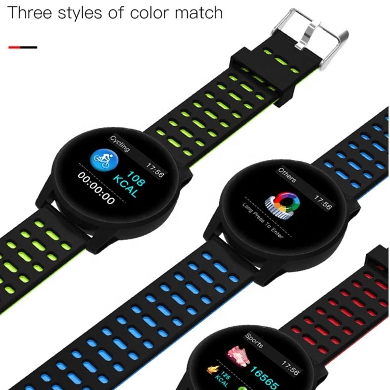 119 plus Smart watch Wristband High-definition Touch Screen Fitness Tracker Heart Rate Monitor Smart Phone Band 119plus bracelet