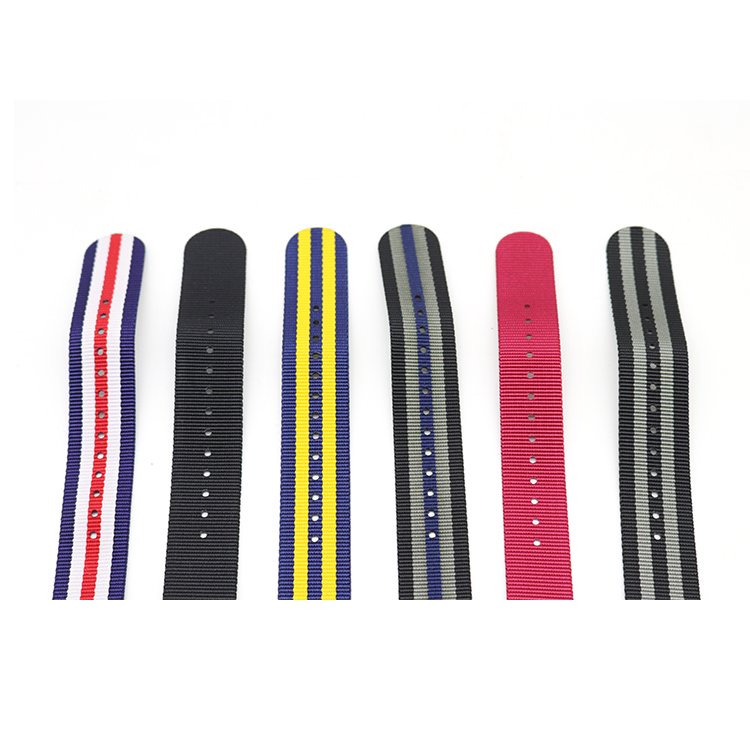 Custom Smart Watch Strap Fabric Nylon Watch Band 20 MM Stainless Steel Buckle Bracelet 18mm 20mm 22mm 24mm