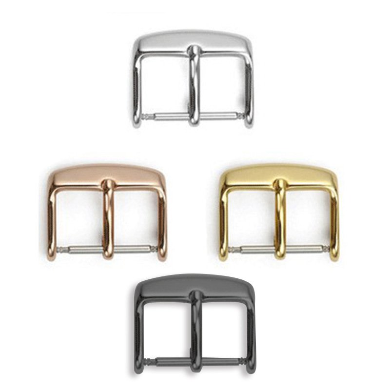 2024 Smart Watch Strap Buckle Brush Polished Stainless Steel High End Watch Buckle 18mm 20mm 22mm Gold Silver Black Rose Gold