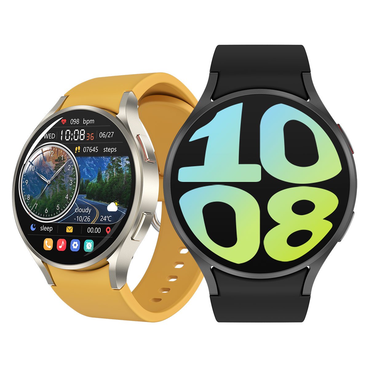 M10 smart watch 1.39 inch TFT Round Screen Heart Rate Fitness Tracker Blood Pressure Monitor Wireless charging smartwatch