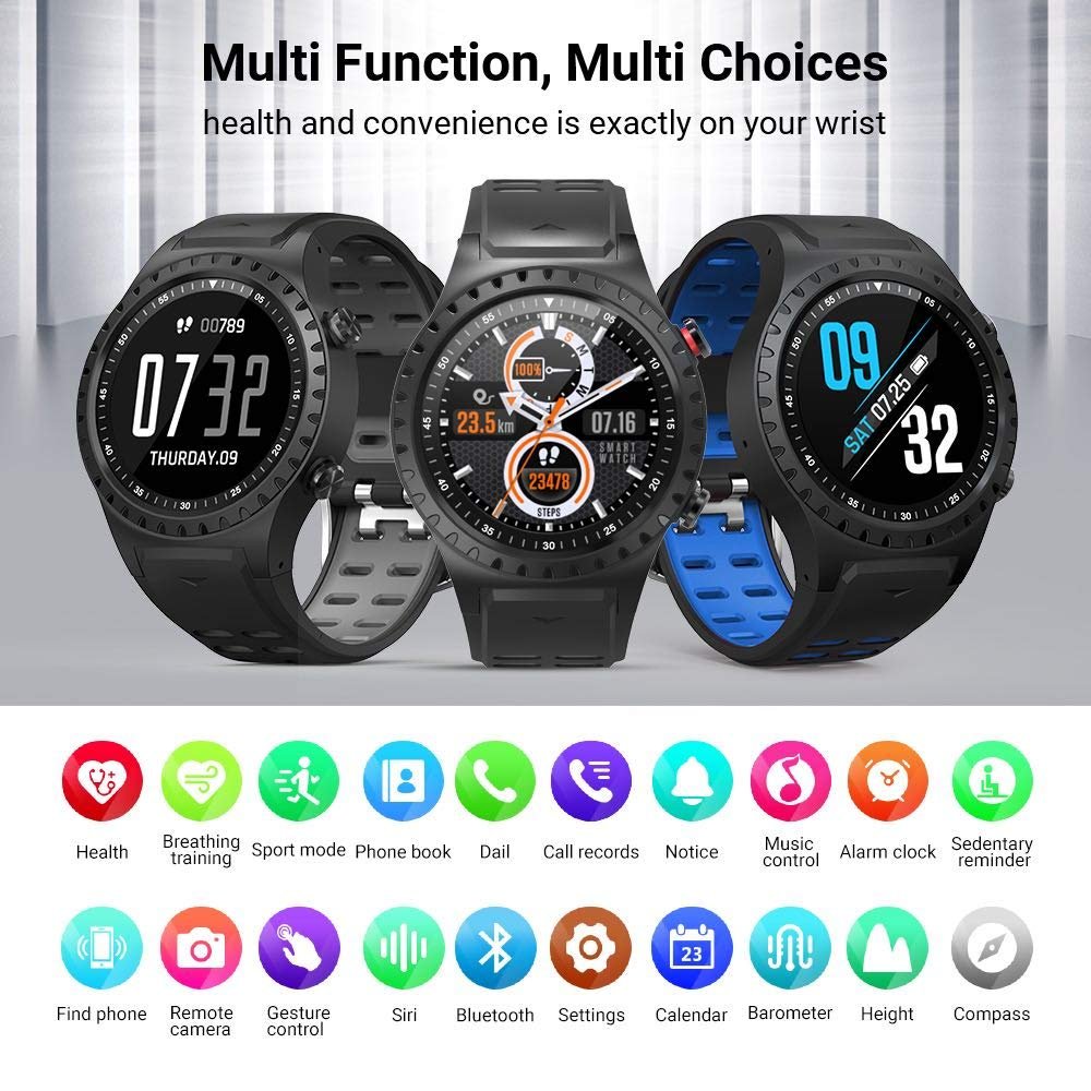 M1 Built-in GPS Sport Smart Watch Activity Tracker Fitness Watch for Men kids Heart Rate Monitor Sleep Monitor Smartwatch