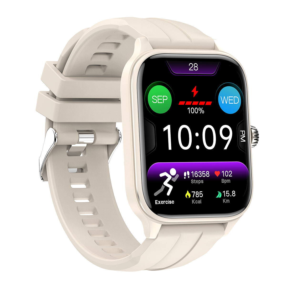 Bt Call 1.95" Smart Watch full screen watches smart touch screen Waterproof Sport Fitness Tracker watch smart 2024