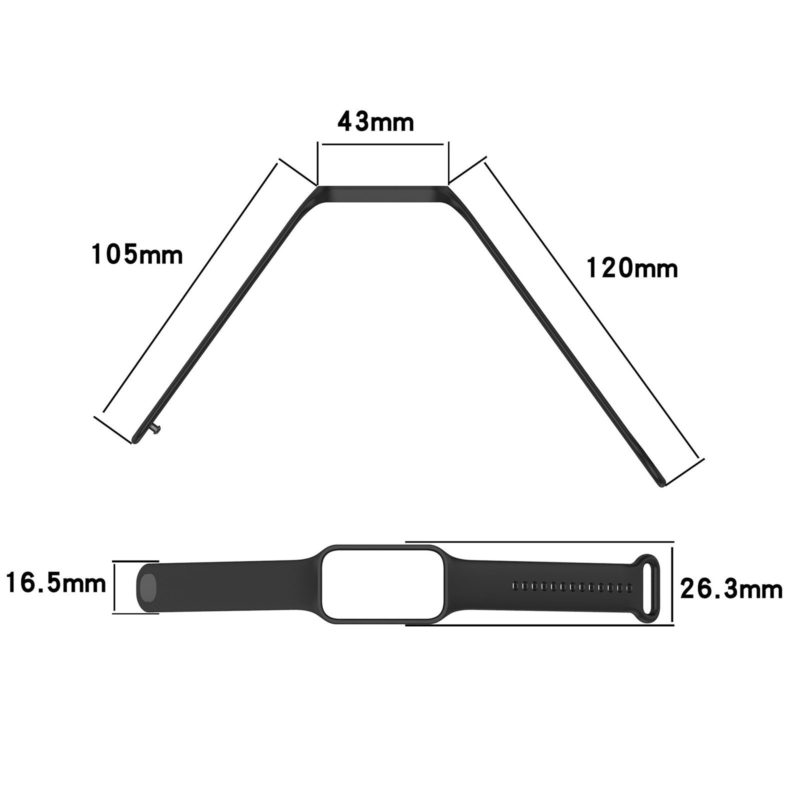 Tschick TPU Silicone Strap For Redmi Band 2 Bracelet Wristband Smart Watch Band Bracelet Strap for Xiaomi Redmi Band 2