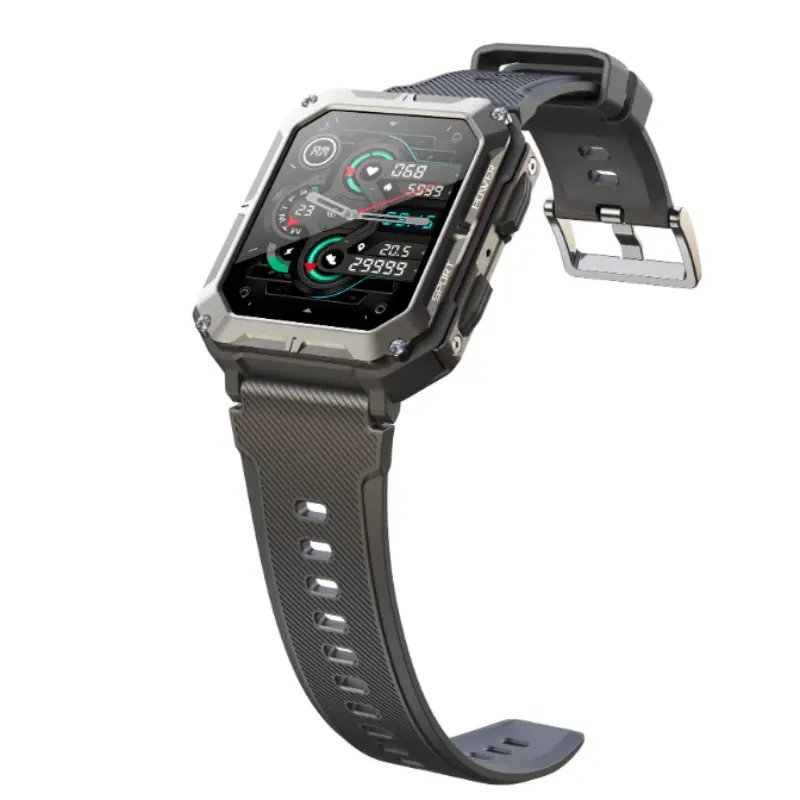 Montre intelligente 2024 1.85inch Smart Watches For Men Fitness Tracker Jam Pintar Outdoor Tactical Smartwatch Reloj inteligente