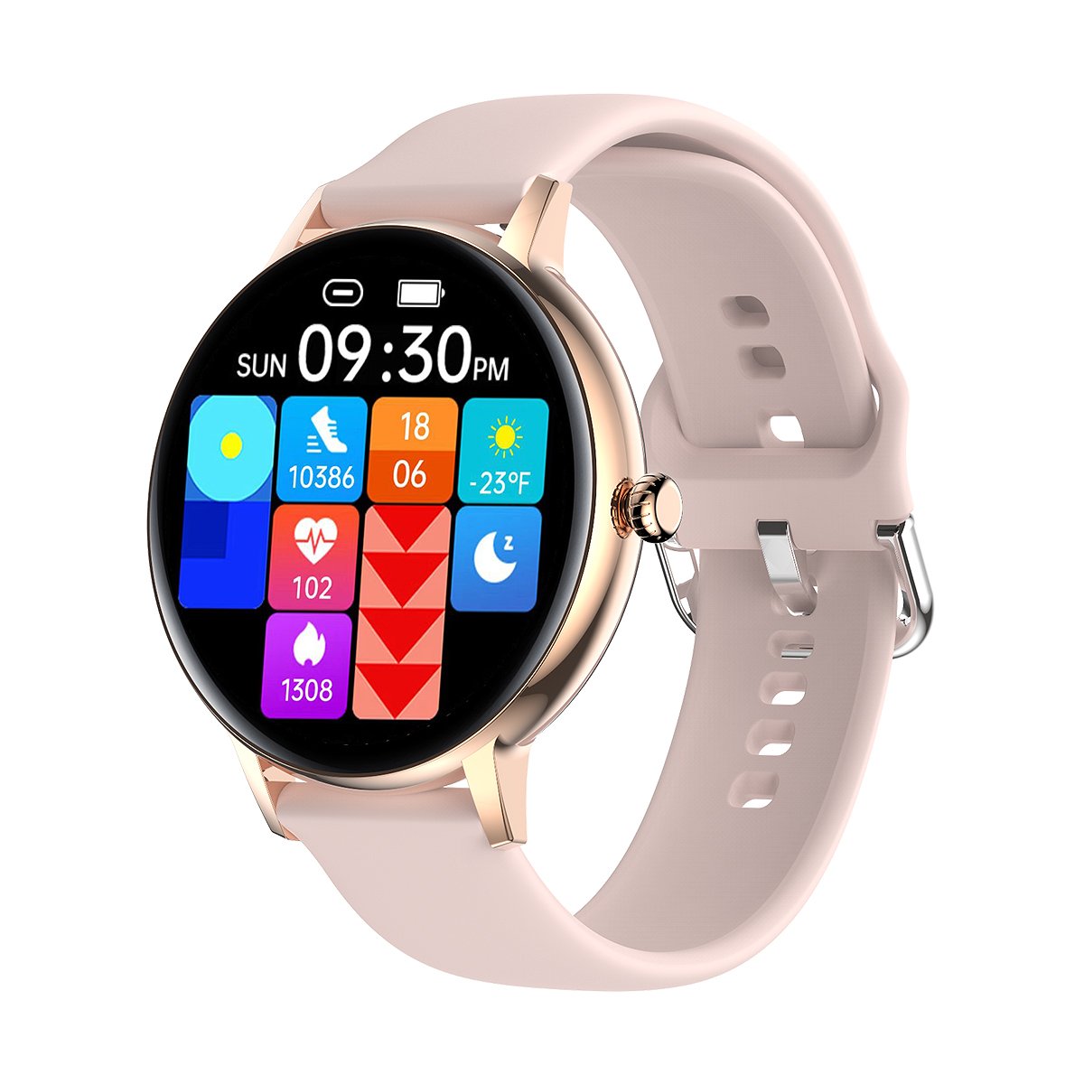2022 Fashion Touch Screen Smart Watch Band Reloj Intelligent Sport BT5.2 FW07 Smart Watch For Men, Women