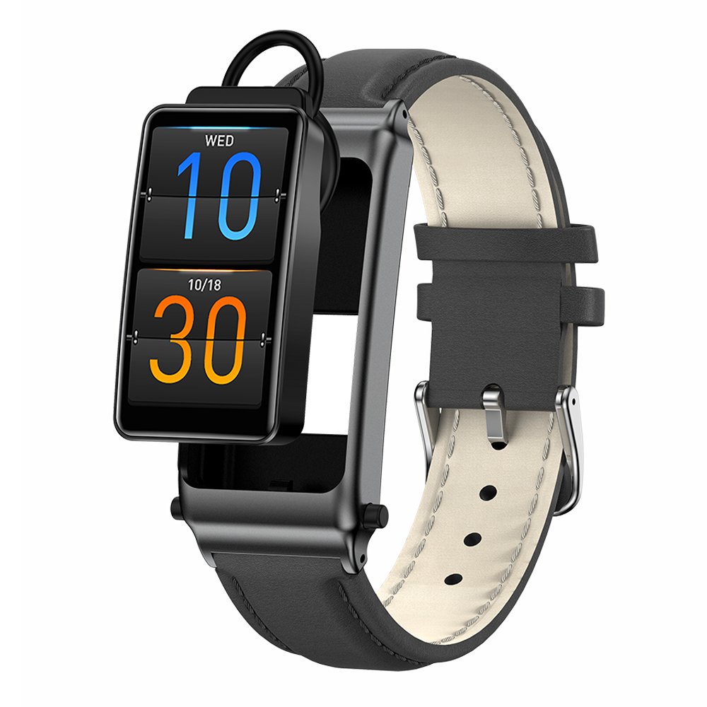 2024 K80 Smart Bracelet 2 in 1 1.57inch BT Call NFC Sport Body Temperature Fitness Sports Smart Watch Headset For Men Women