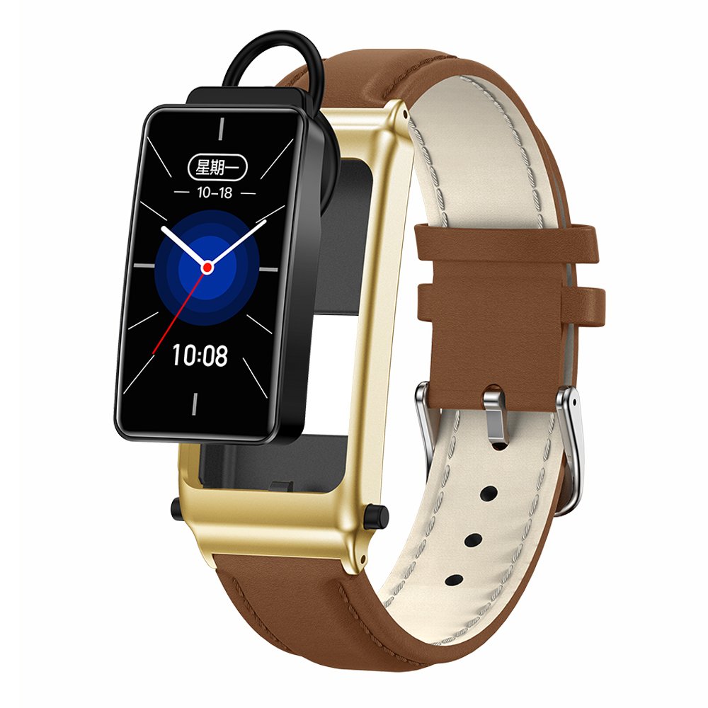 2024 K80 Smart Bracelet 2 in 1 1.57inch BT Call NFC Sport Body Temperature Fitness Sports Smart Watch Headset For Men Women
