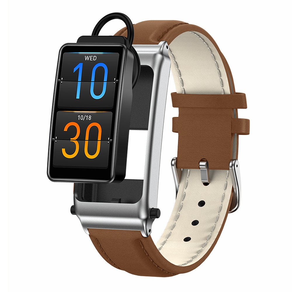2024 K80 Smart Bracelet 2 in 1 1.57inch BT Call NFC Sport Body Temperature Fitness Sports Smart Watch Headset For Men Women