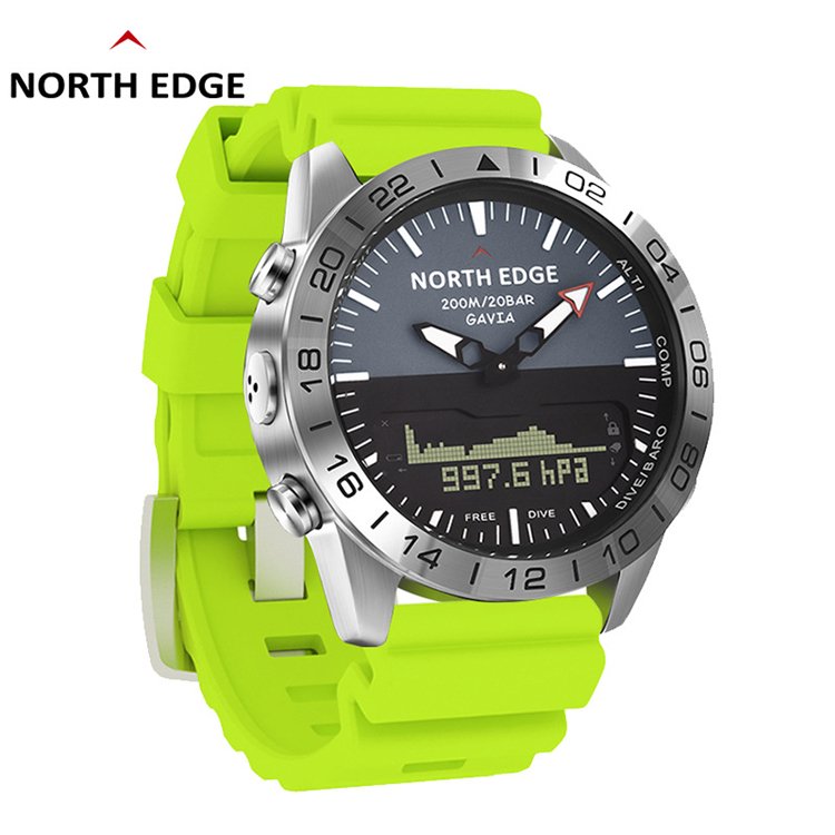 North Edge GAVIA Luxury Smart Watch Altimeter Compass Sports Digital Watches Electronic Wristwatch Mens Fitness Waterproof Smart