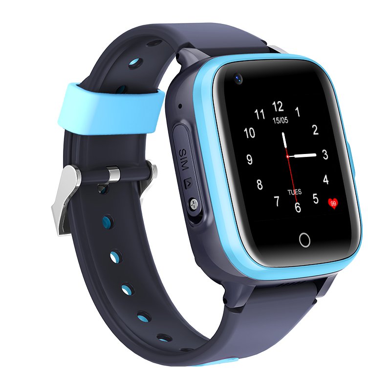 2024 Kids Smart Phone Watch SOS Video Calling Music Player Vibration Function 4G Children Touch Screen Smart Watch With SIM Card