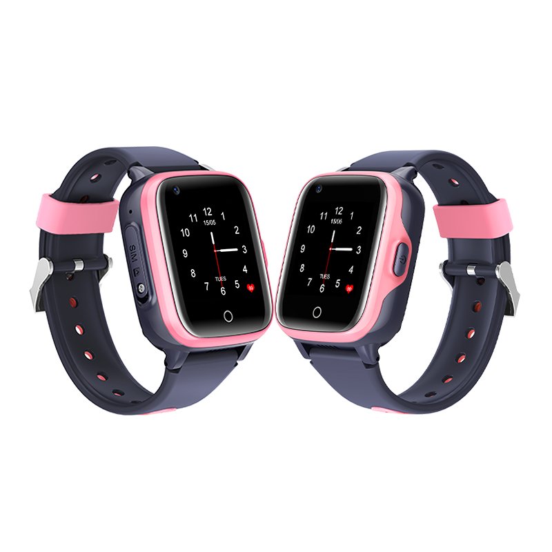 2024 Kids Smart Phone Watch SOS Video Calling Music Player Vibration Function 4G Children Touch Screen Smart Watch With SIM Card