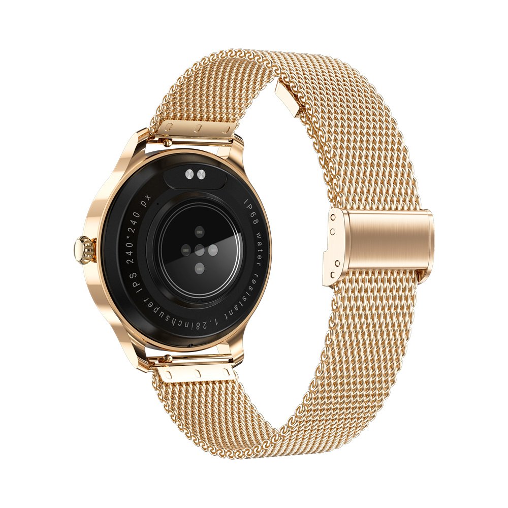 New Women Reloj Smart Watch 2024 Bt Call Sport Tracker Wearable Devices Stainless Steel Smart Watches