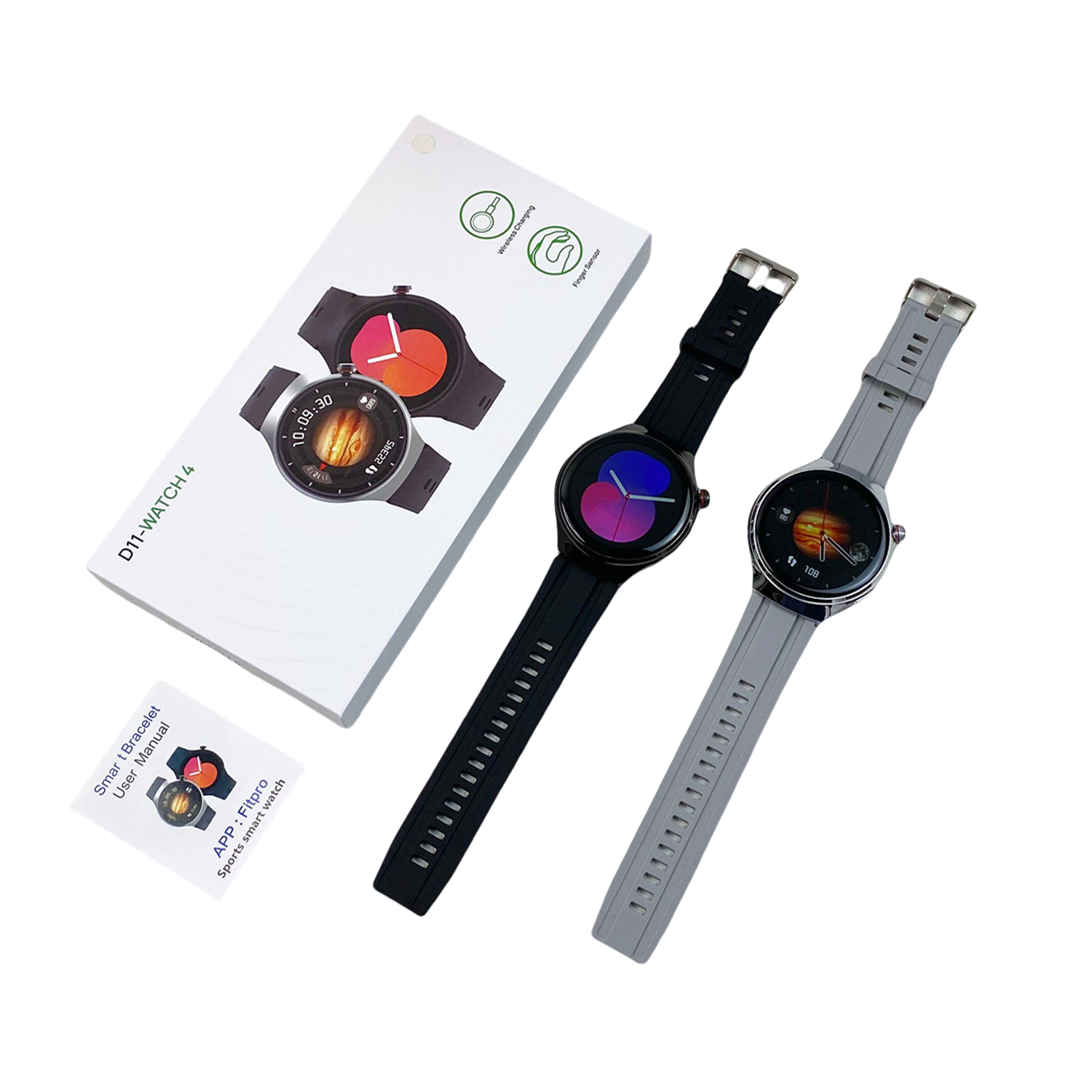 OEM 2024 products smart watch 2024 D11-watch 4 pro luxury 1.52 HD round touch screen BT call heart rate tracker smart watches
