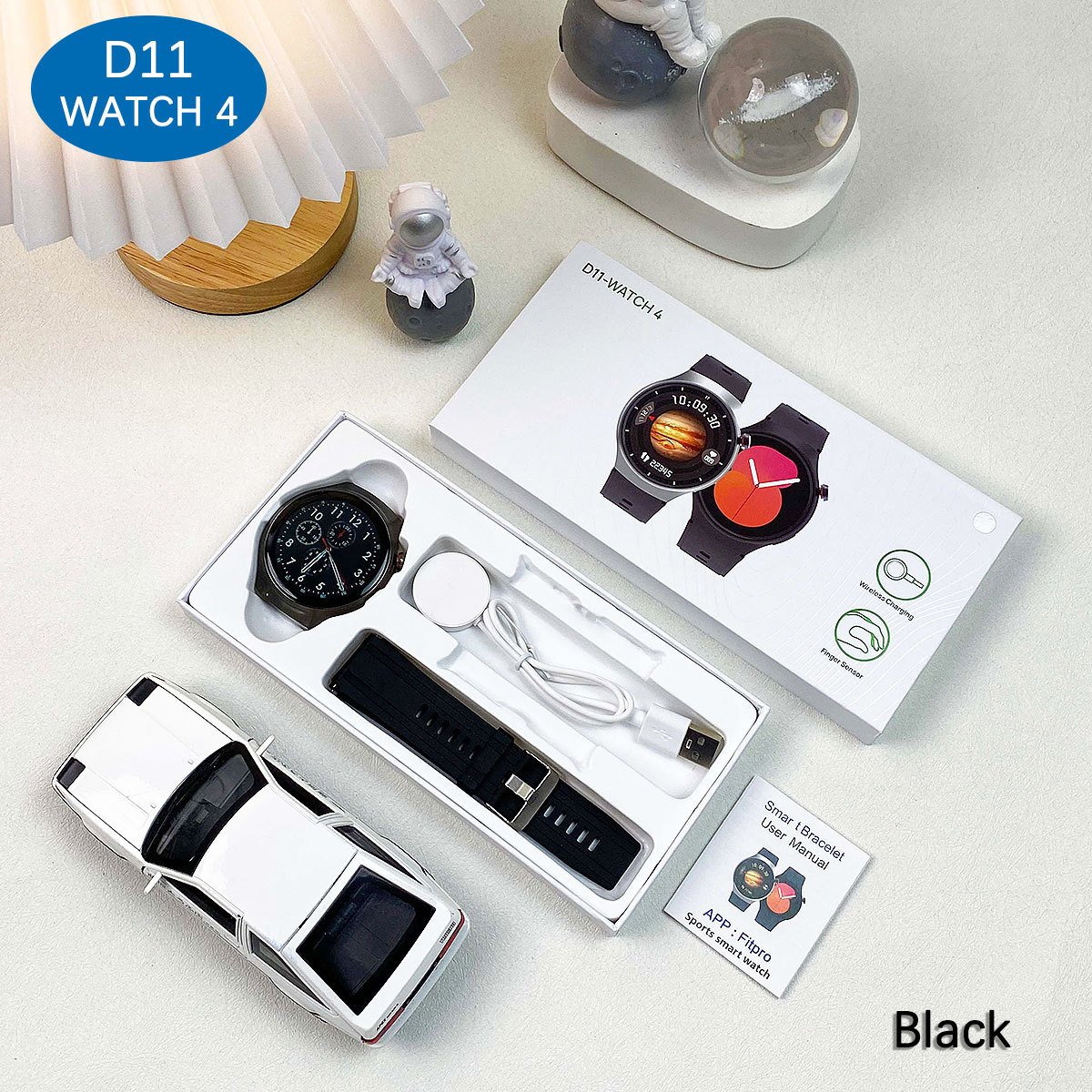 OEM 2024 products smart watch 2024 D11-watch 4 pro luxury 1.52 HD round touch screen BT call heart rate tracker smart watches
