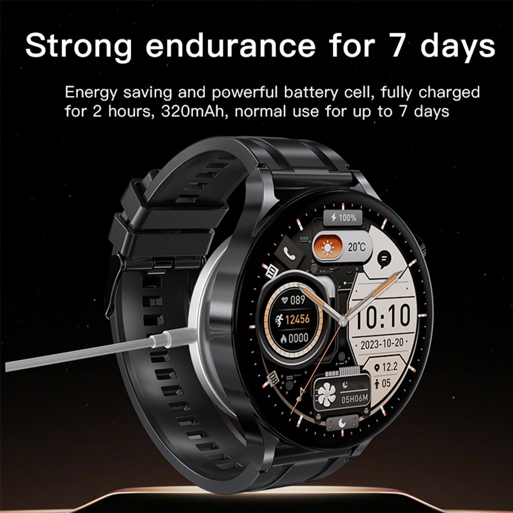 2024 V13 Pro Smart Watch 1.8Inch Large Screen IP68 Waterproof BT Call Men Outdoor Sports Fitness Tracker GPS Smartwatch