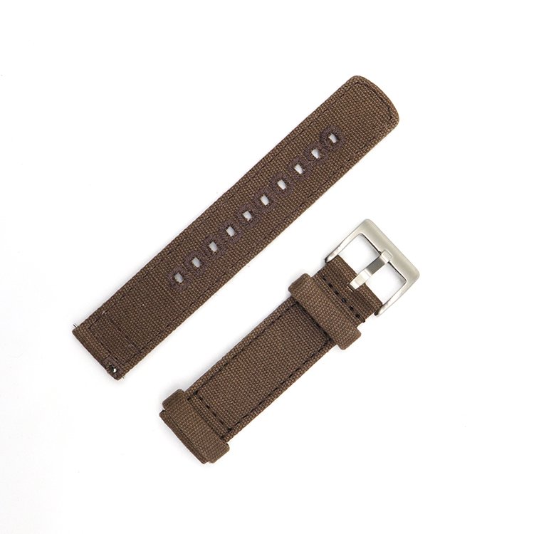 Factory Wholesale Fabric Custom Straps Replacement Canvas Watch Band for Men Fashion smart watcgh Strap sailcloth watch strap