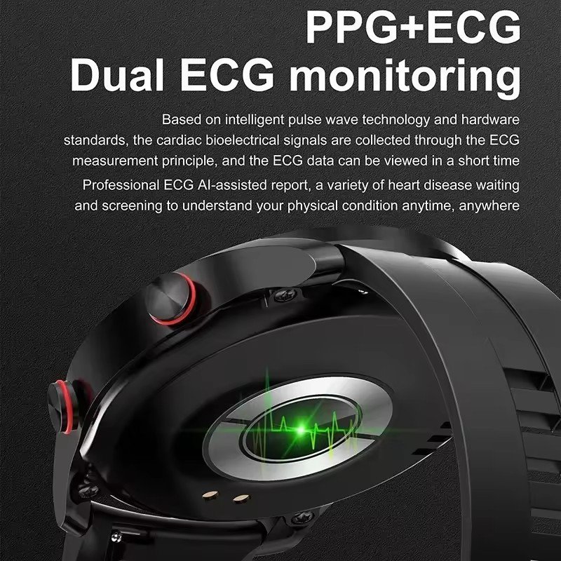 Hw20 Smart Watches Ecg+PPG Answer Call Heart Rate Blood Pressure Monitoring Message Reminder Waterproof Touch Screen Smartwatch