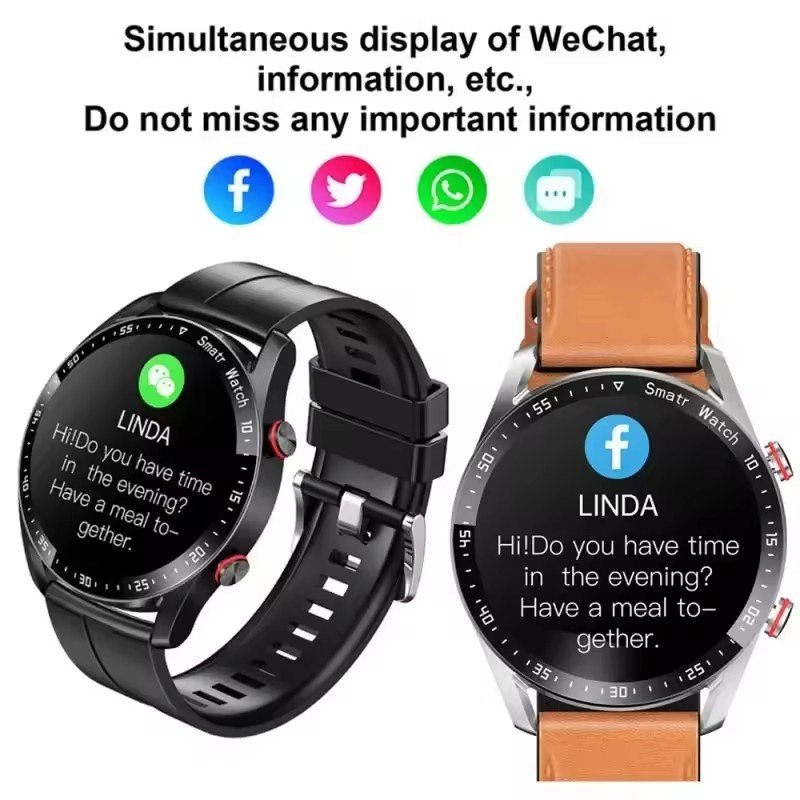 Hw20 Smart Watches Ecg+PPG Answer Call Heart Rate Blood Pressure Monitoring Message Reminder Waterproof Touch Screen Smartwatch