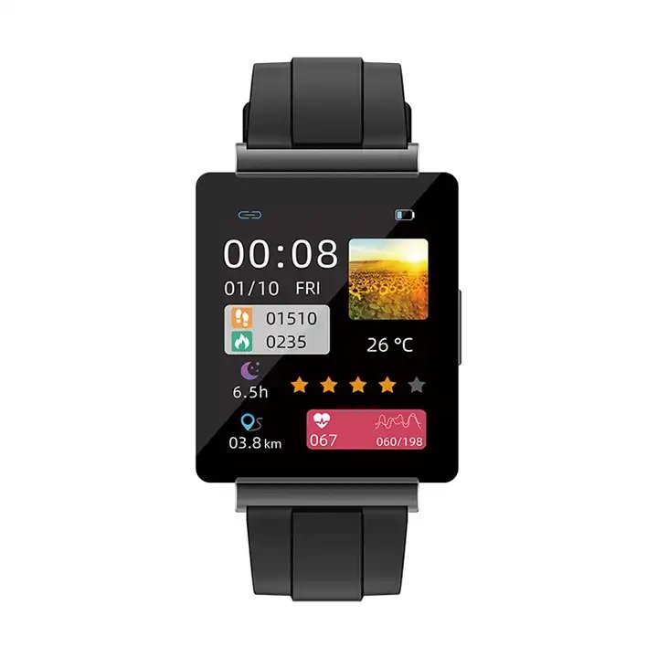 2024 Cheap High Quality New Smart watch KS01 Heart Rate BP Body temperature Blood Oxygen NFC relogio reloj smartwatches