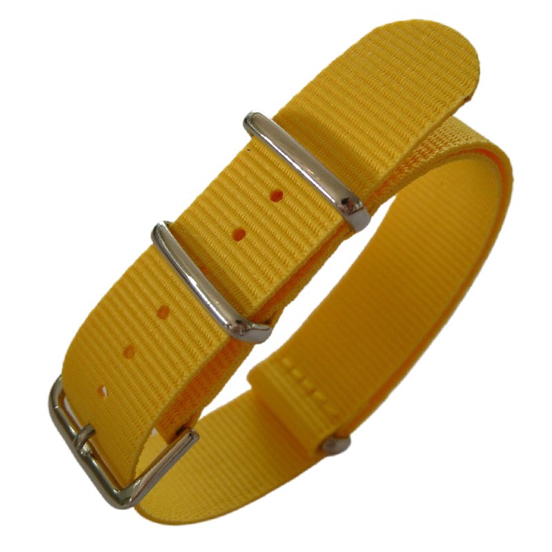 Hot Selling NatoNylon Canvas Striped Ribbed Woven Watch Strap Seatbelt Wrist bands 12 14 16 18 20 22 24 mm Fabric Straps