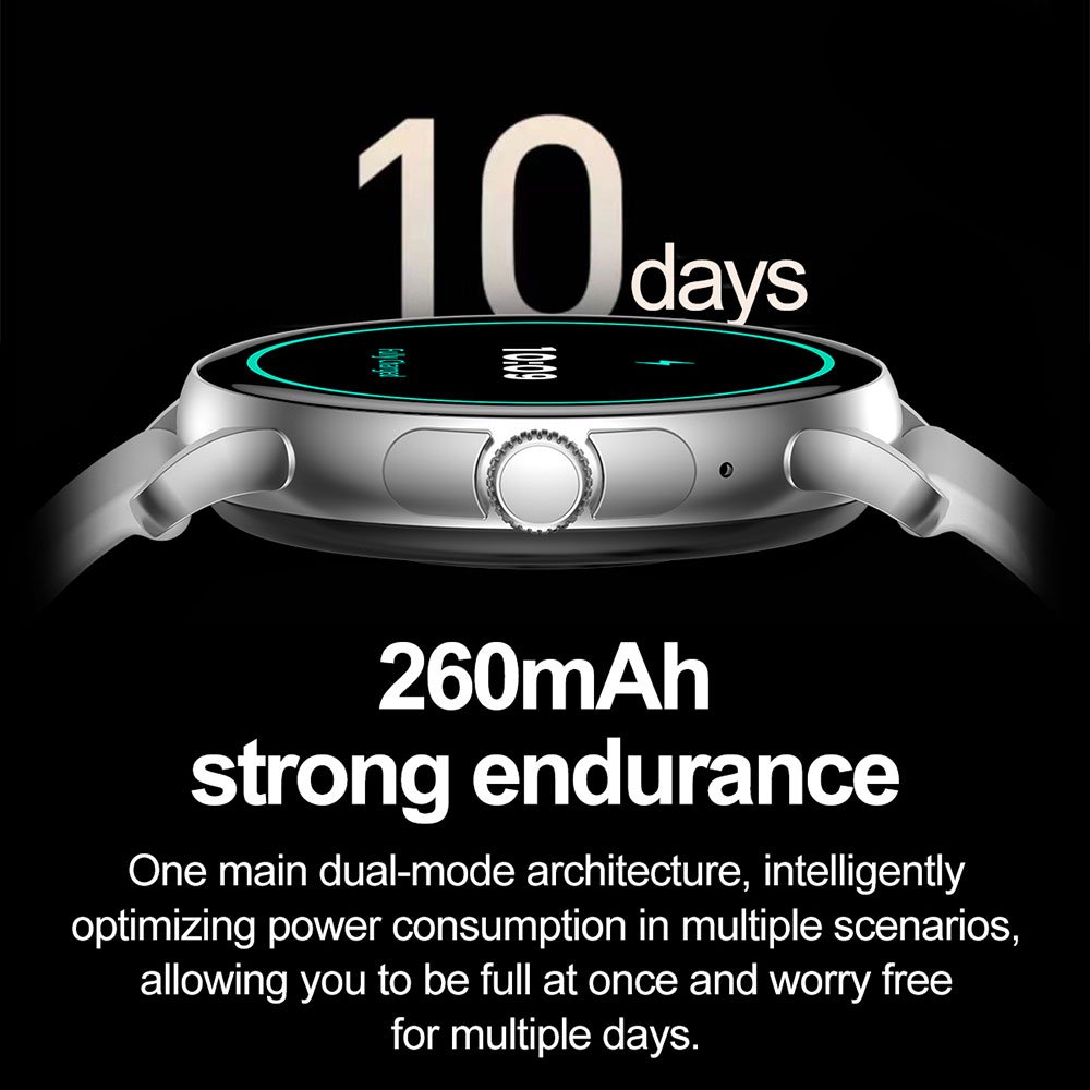 VALDUS 1.43Inch AMOLED Screen Weather Forecast Blood Pressure Fashion Smartwatch Blood Oxygen Function VS15 Pro Smart Watch