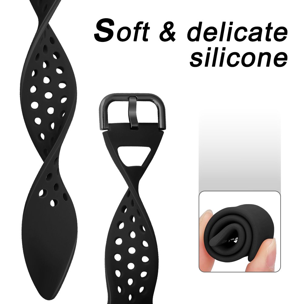 Tschick Sport Strap for Apple Watch Band 4 5 44mm 40mm 42mm 38mm iWatch Bracelet Series 5/4/3/2/1 Silicone Watchband Rubber Belt
