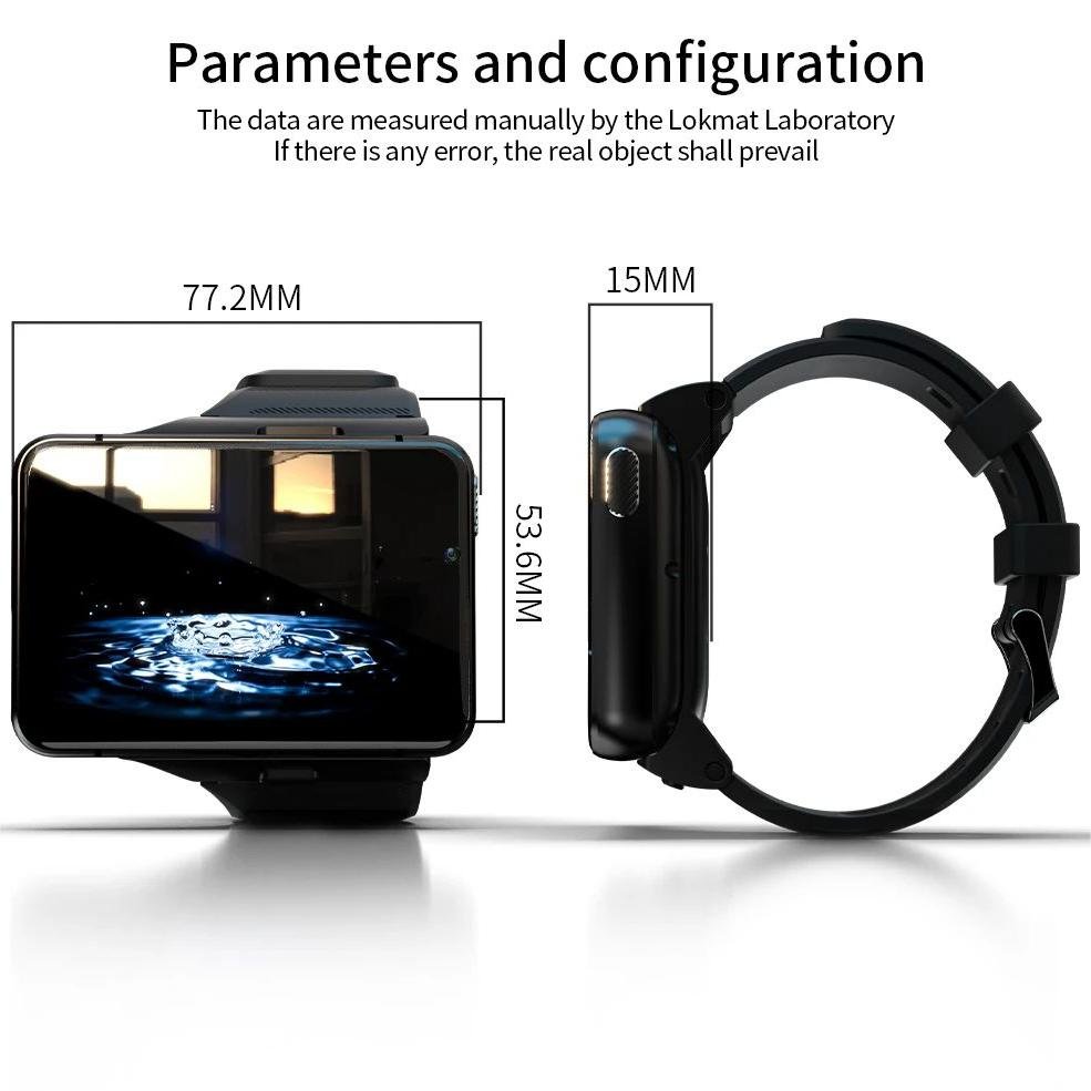 LOKMAT APPLLP MAX 2.88 Inch Screen 4G Smart Watch Men 4GB 64GB 13MP Camera 2300mAh Watch Phone WIFI GPS Smartwatch