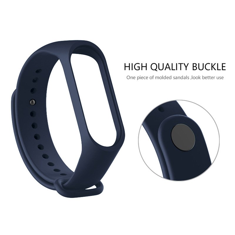 Replacement Bracelet for Xiaomi Mi Band 3 4 5 6 7 Strap Silicone Wrist Strap for Miband 3 4 5 6 Wriststrap Smart Watch Band